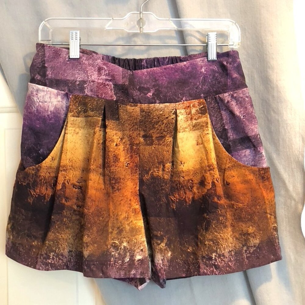 Lucy Athletics -- Flouncy Colorful Shorts - M